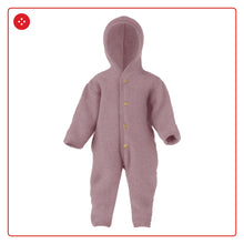 Carica l'immagine nel visualizzatore di Gallery, Tutina bebè in pile di lana merino