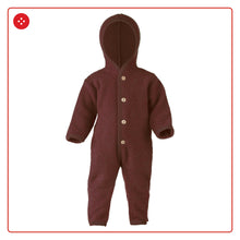 Carica l'immagine nel visualizzatore di Gallery, Tutina bebè in pile di lana merino