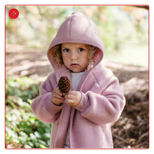 Carica l'immagine nel visualizzatore di Gallery, Giacca bebè in pile di lana merino