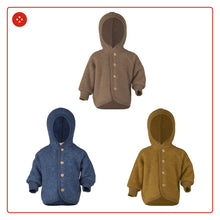 Carica l'immagine nel visualizzatore di Gallery, Giacca bebè in pile di lana merino