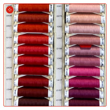 Carica l'immagine nel visualizzatore di Gallery, FILO per macchina polyester 100m: NERO BIANCO GIALLO ROSSO ROSA