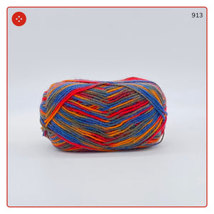 Lana per calzini multicolore