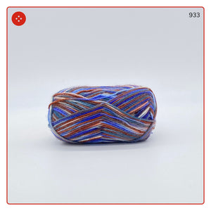 Lana per calzini multicolore