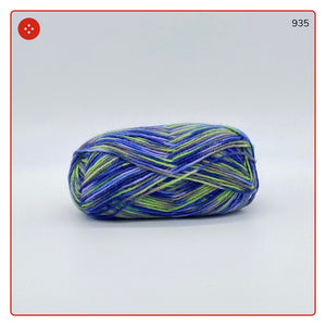Lana per calzini multicolore
